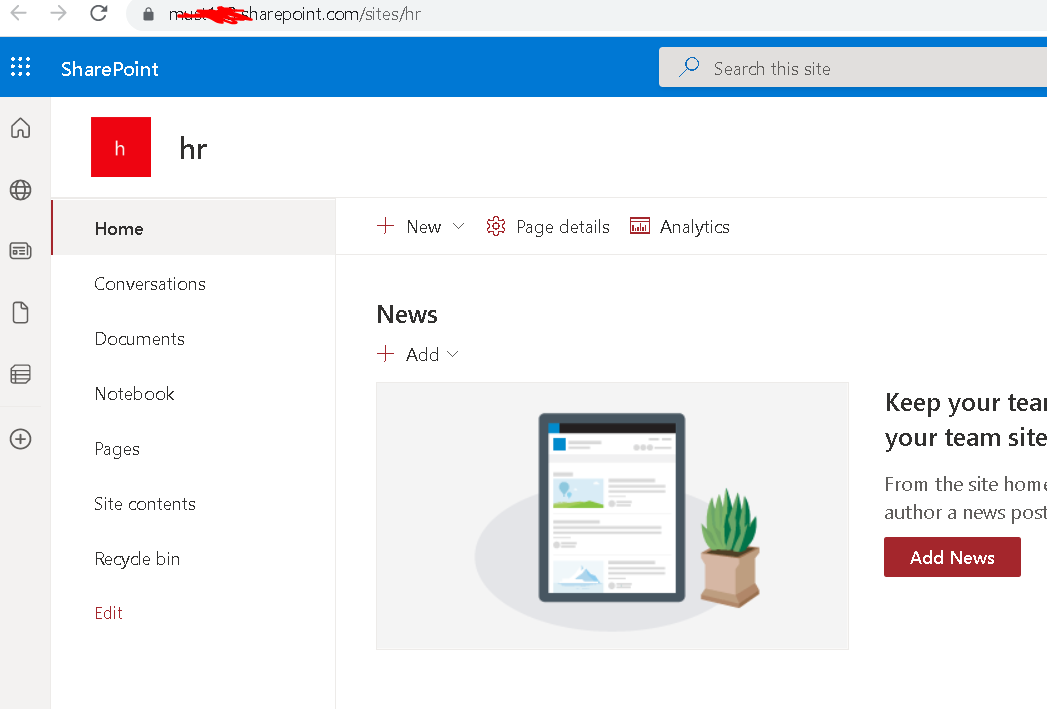 Quert on classsic expierence for sharepoinnnt site - Microsoft Q&A