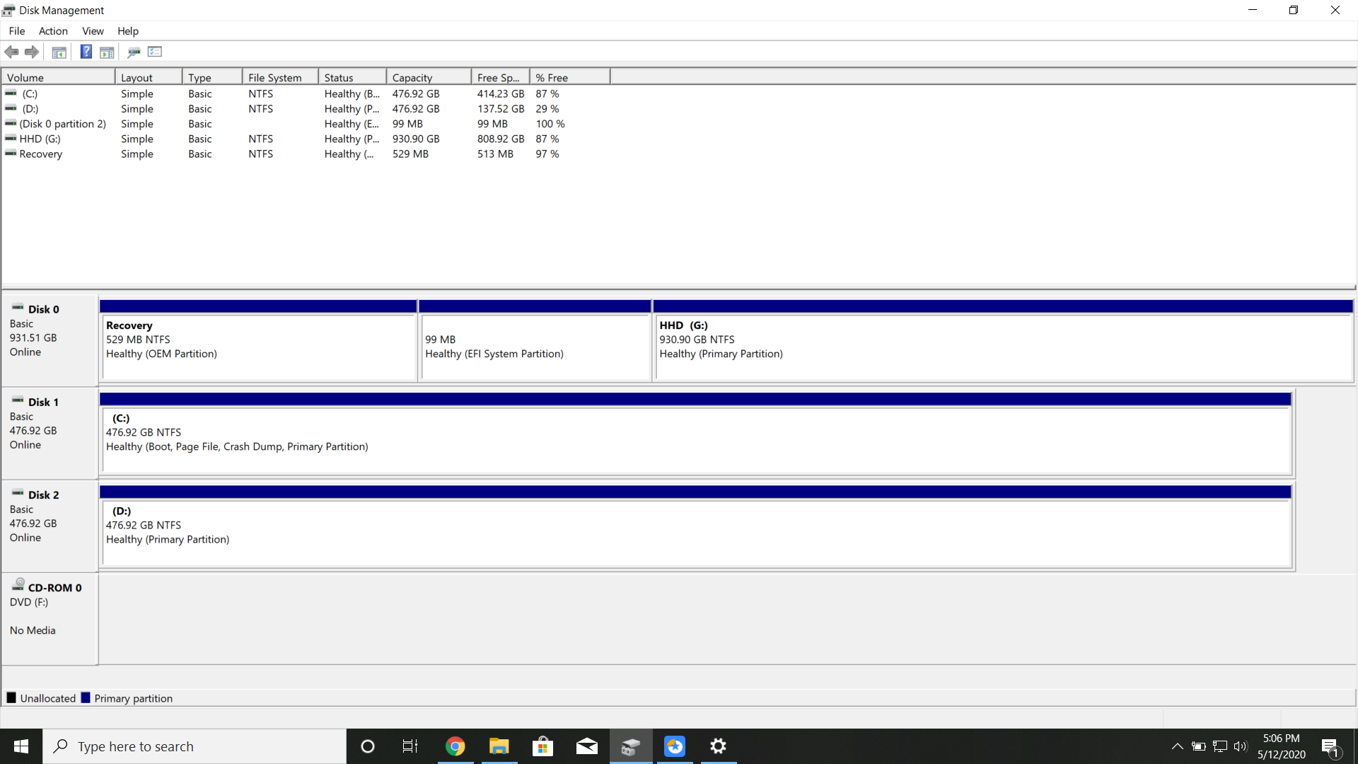 Combining Disk 1 and 2 on windows disk management? - Microsoft Q&A
