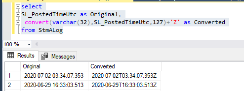 How to Convert Date format as ISO in SQL Microsoft Q&A