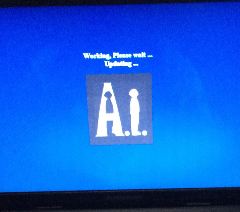 หน้าจอขึ้นว่าworking please wait updating - คำถามคำตอบของ Microsoft