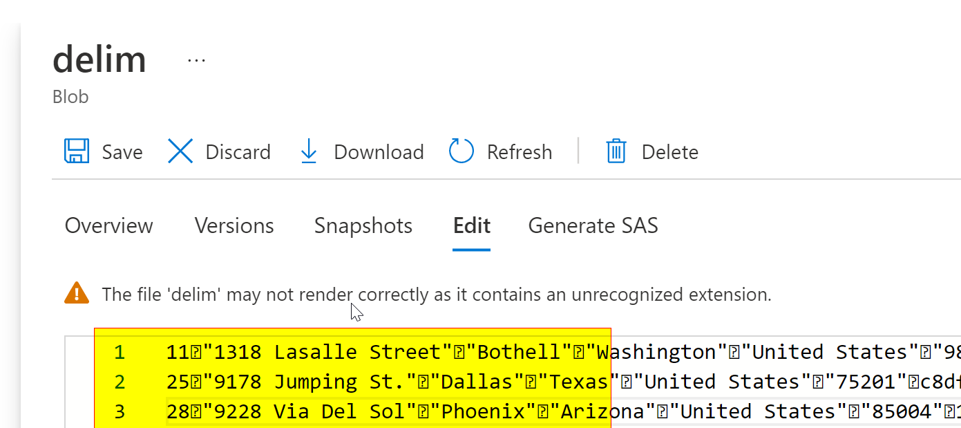 Copy activity using custom column delimiter in Azure Data Factory ...