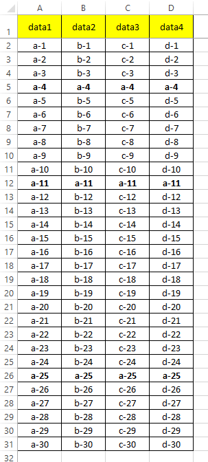 Find a Match Between More than 2 Columns - Microsoft Q&A