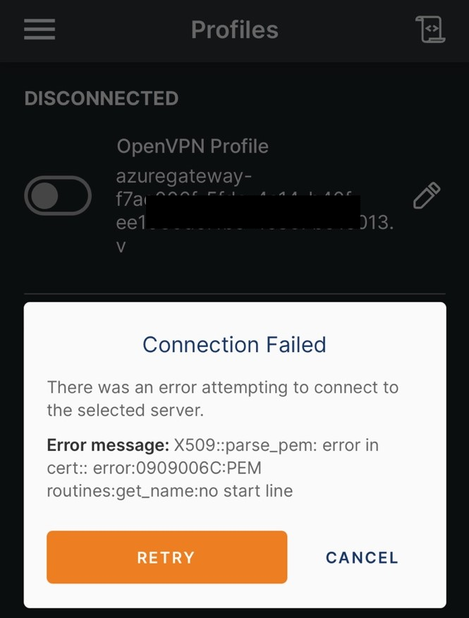 how to create P2S VPN azure certificate - Microsoft Q&A