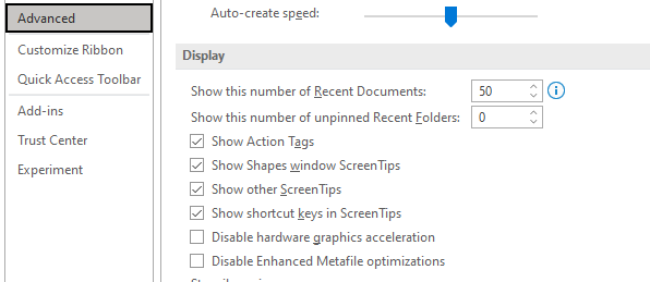 microsoft visio presentation mode