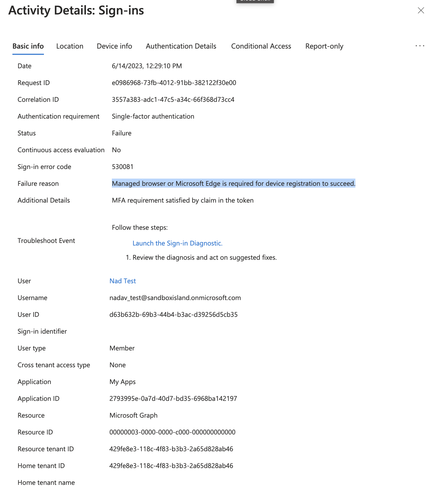 Using Intune Conditional Access with WKView Microsoft Q&A