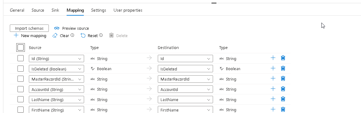 exclude column in ADF pipeline - Microsoft Q&A