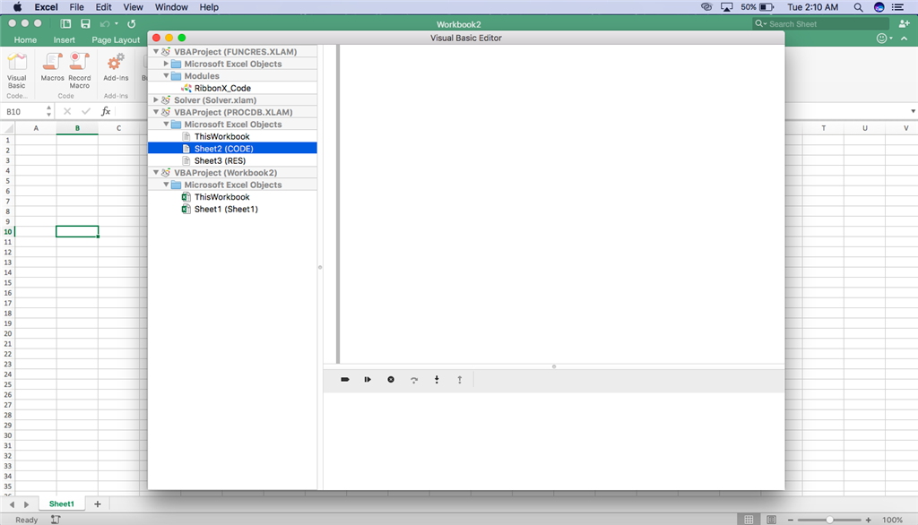 How to enable Visual Basic editor window in excel 2016 - Microsoft Q&A