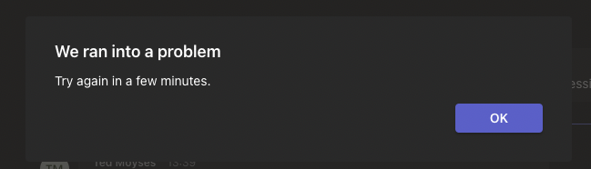 MS Teams won't open app from meeting invite link on Mac - Microsoft Q&A