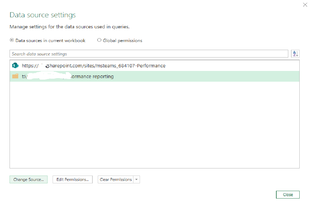 Removing a data source from Excel Power Query - Microsoft Q&A