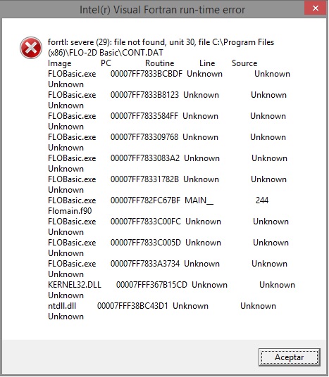Intel Visual Fortran run time error - Microsoft Q&A
