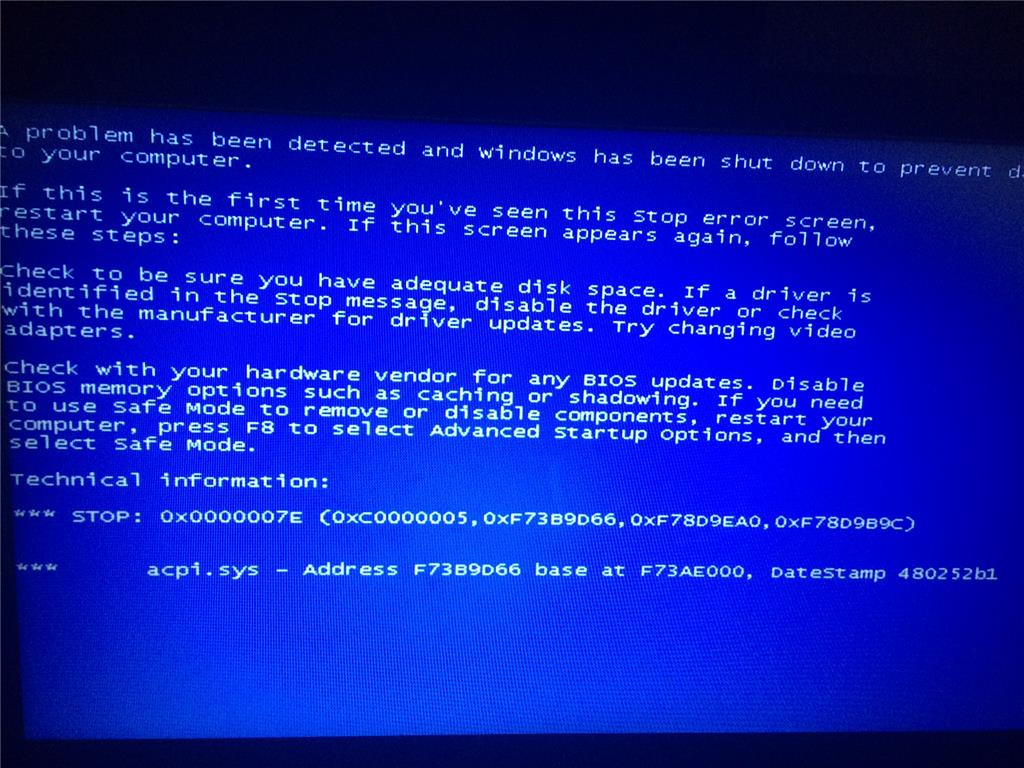 Getting blue screen error trying to install windows xp sp3 - Microsoft Q&A