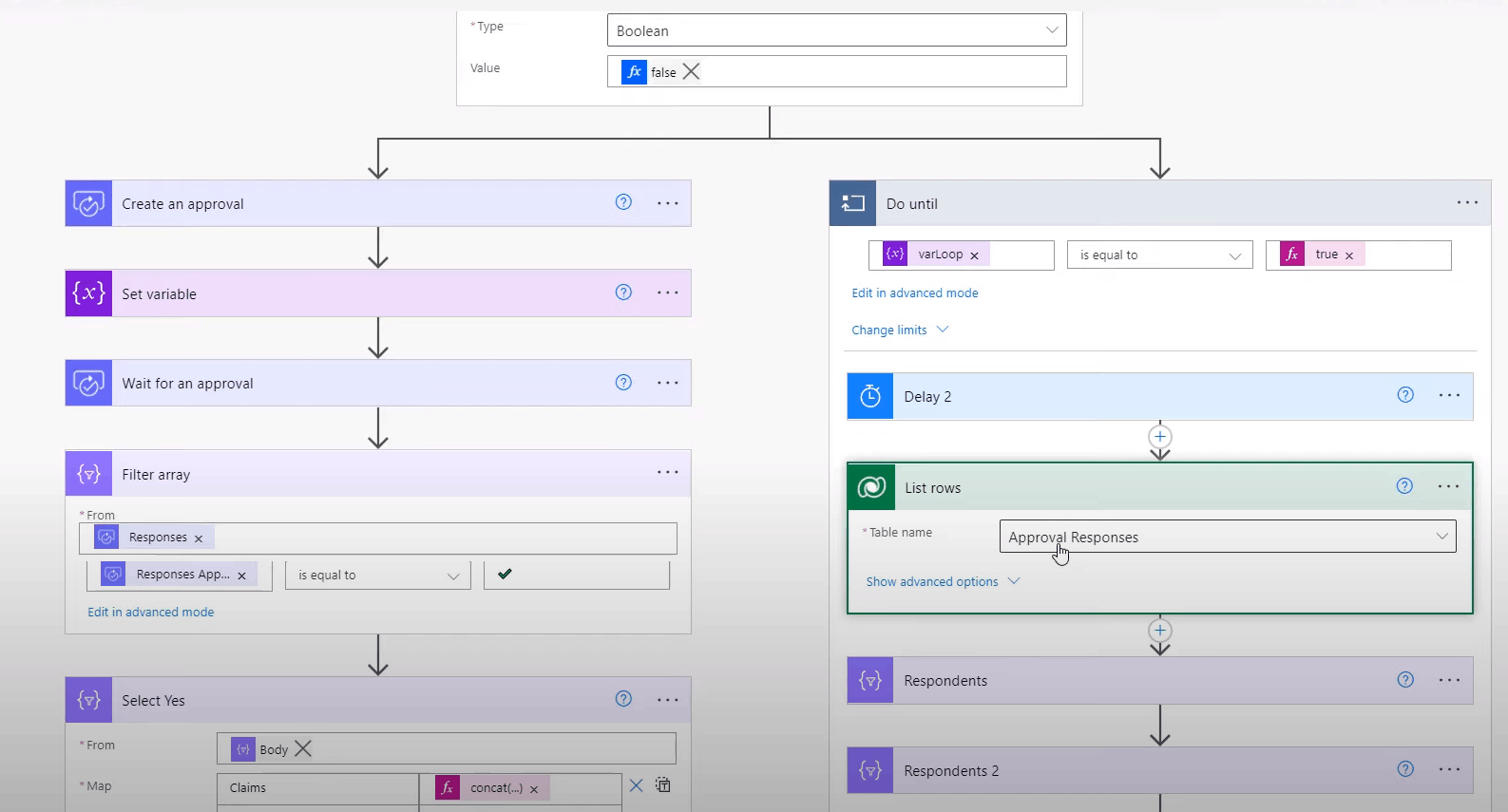 How can I build an approval workflow that uses Query Dataverse where ...