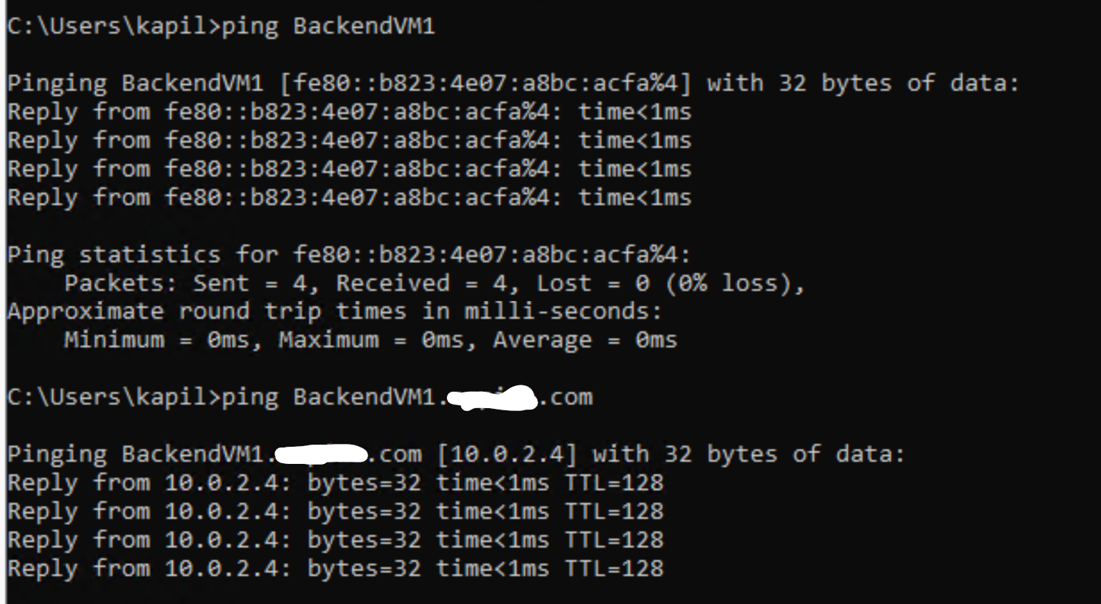 Authenticating to Shared folder fails using Private DNS Zone FQDN of