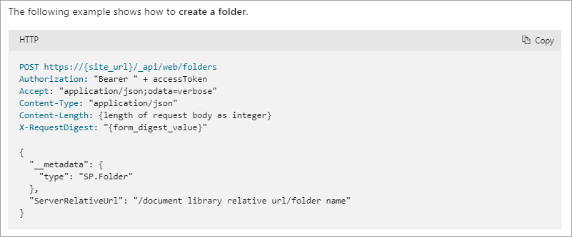 create-new-folder-in-sharepoint-on-prem-document-library-using-rest-api