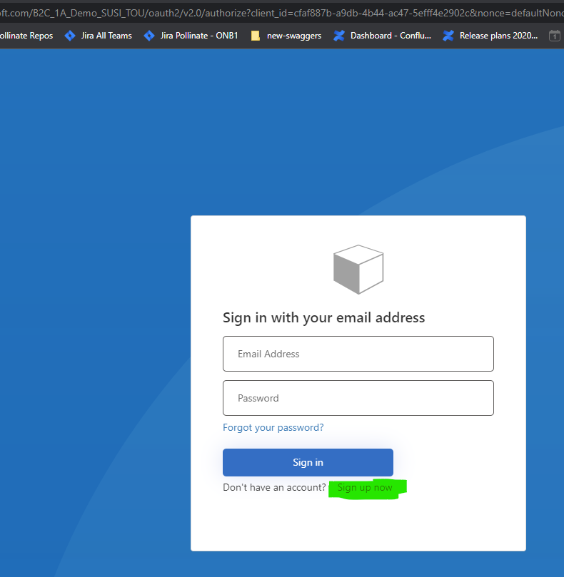 Azure AD B2C - In a SISU policy, how do you link back to Sign-in
