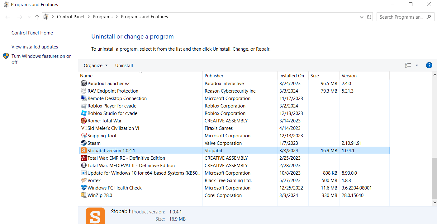 I accidentally downloaded a virus called stopabit, and I don't know how ...