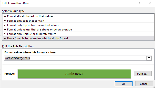 Excel Conditional Formatting - Microsoft Q&A