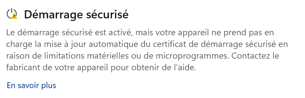 DEMARRAGE AUTOMATIQUE