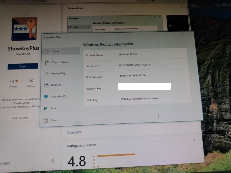 Error 0x803fa067 re-activation Windows 10 Pro - Microsoft Q&A