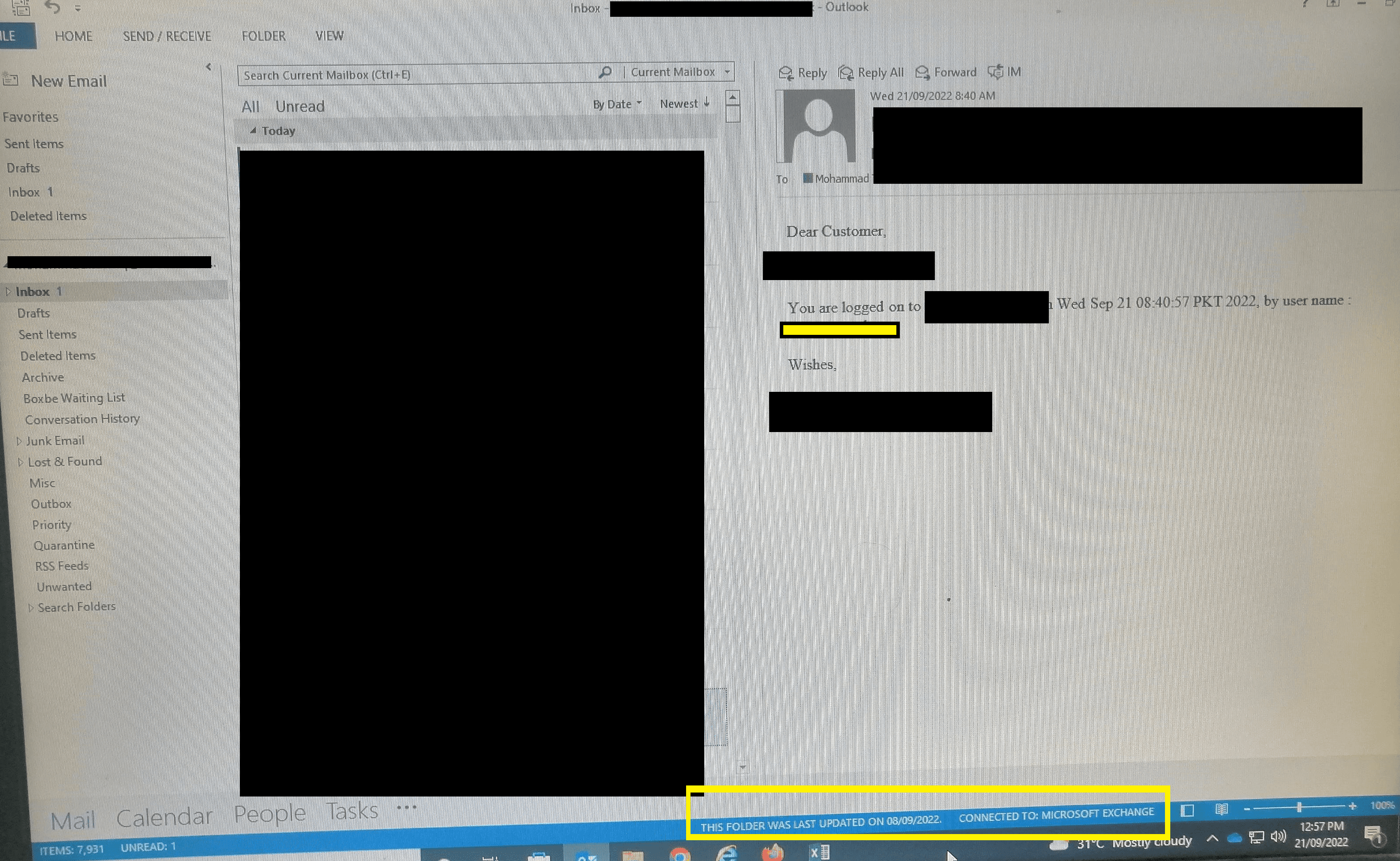 Outlook Aplication is having Syncing Issues - Microsoft Q&A