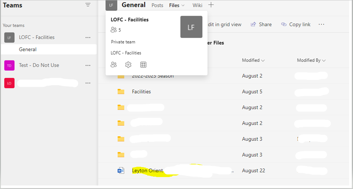 Searching on MS teams for Docs do not work - Microsoft Q&A