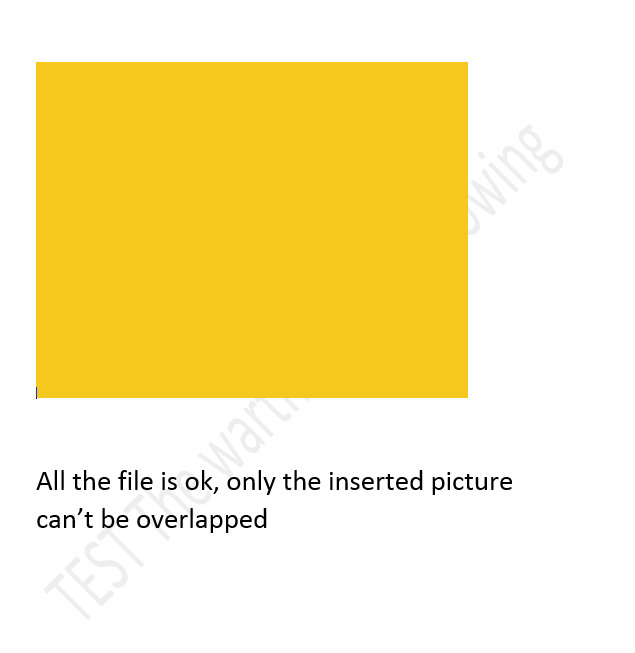 Word 2013 watermark problem: Watermark always get overlapped by the ...