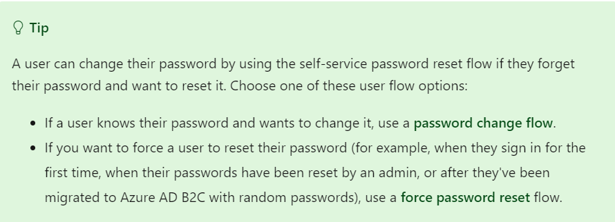 Azure B2C Reset Password by Admin do not comply with password ...
