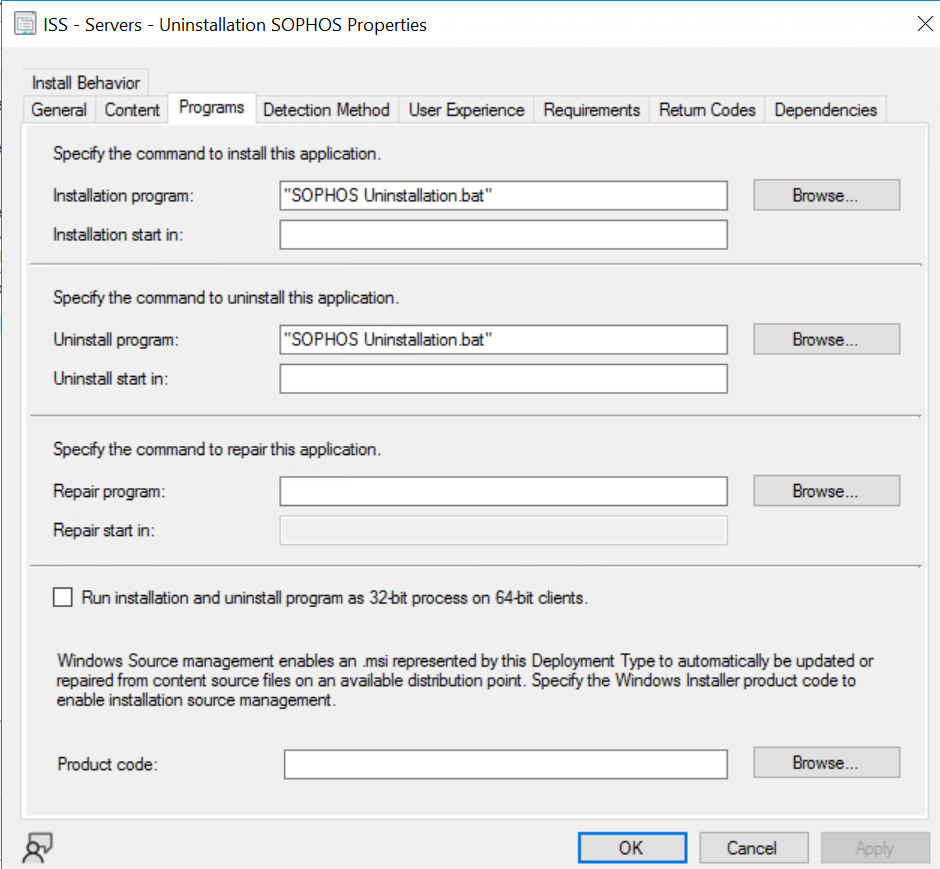 Deployement and uninstallation OK but error on exit!! Microsoft Q&A