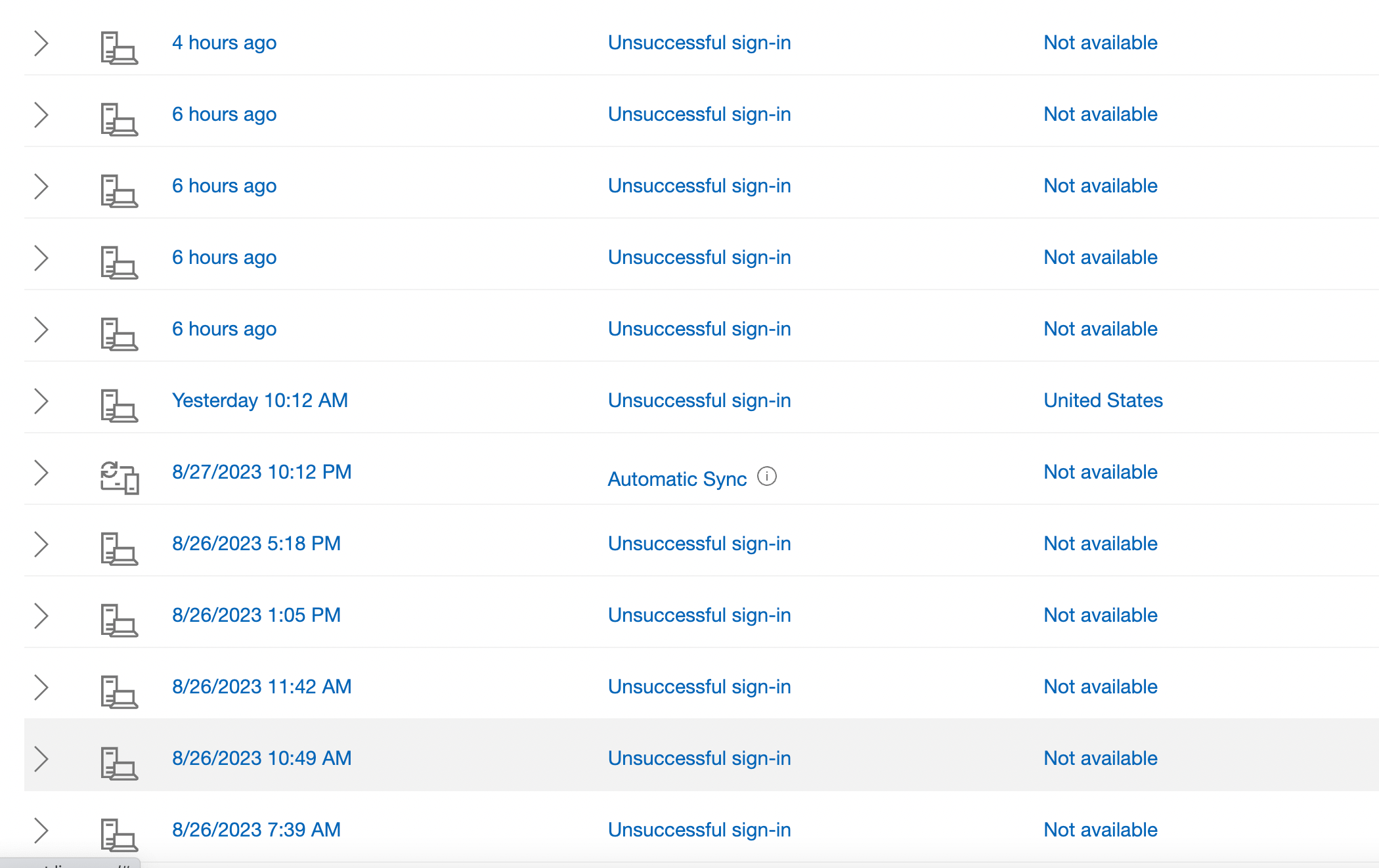 Receiving too many unsolicited single-use sign-in codes and seeing a ...