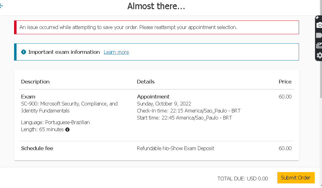 How do i get support to schedule an exam microsoft q a