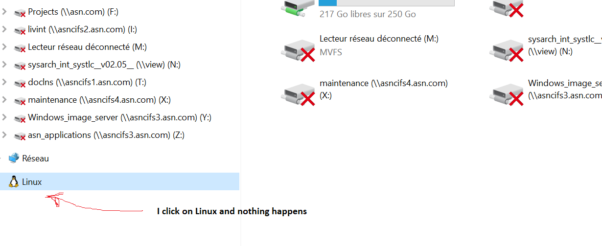 No access to Ubuntu files from Linux icon in file explorer - Microsoft Q&A