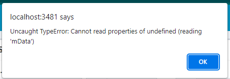 Uncaught TypeError : Cannot Read Properties of Undefined