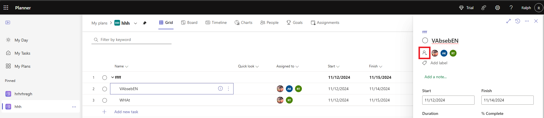 Can Planner allow for people to be assigned to sub tasks? - Microsoft Q&A