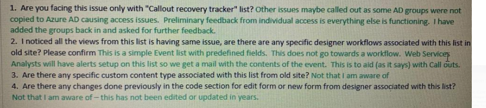 While submitting the item error - Microsoft Q&A