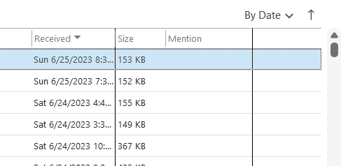 Removing Unwanted Columns In View Settings - Outlook 2019 - Microsoft Q&A
