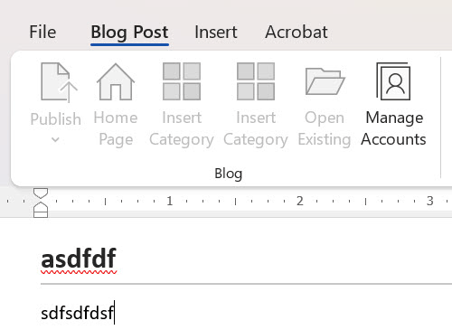 blog post template microsoft word