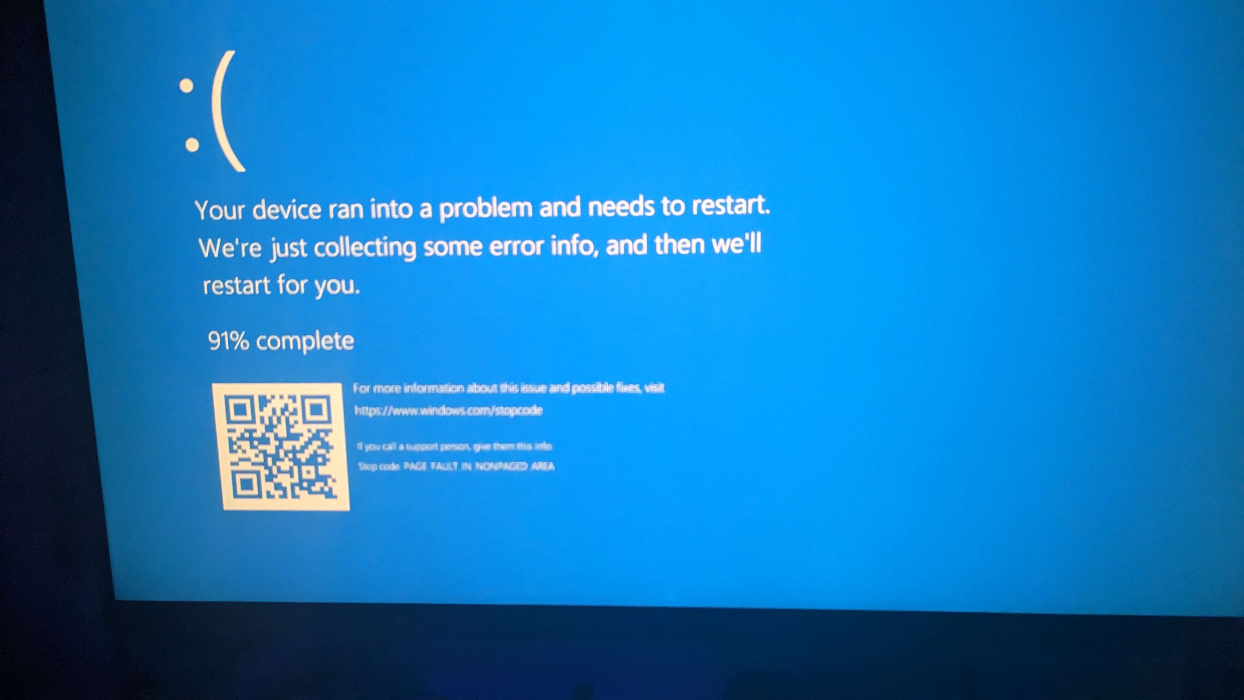 BSOD IRQL not less or Equal NTOSKRNL.EXE - Microsoft Q&A