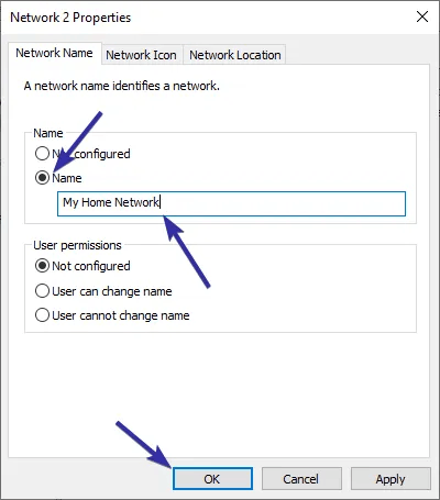 Home network name - Microsoft Q&A
