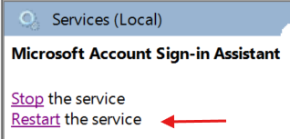 When I open Microsoft store and click the sign in button nothing ...