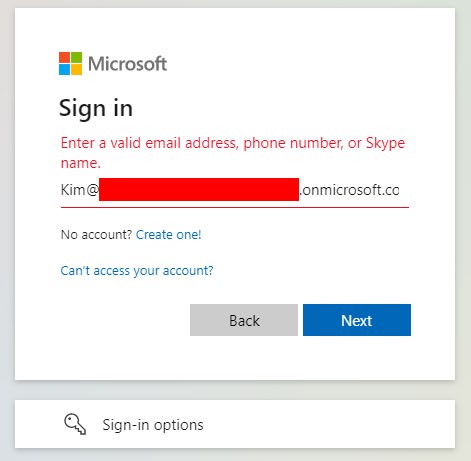 Set Up New Business Standard Account and Can't Log Into Admin ...