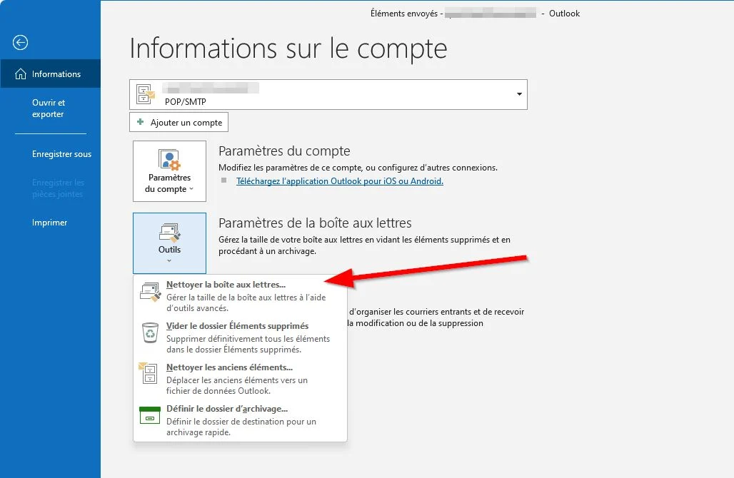 Sending reported error 0x80040610 the message being sent exceeds the