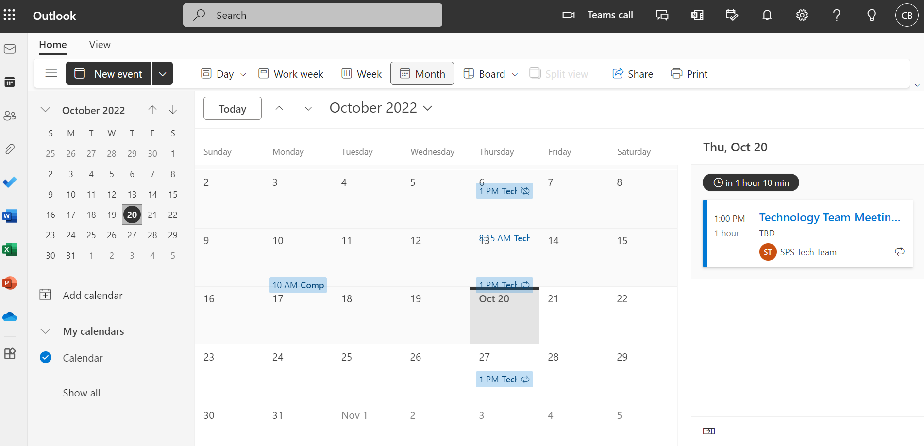 Outlook calendar events not lining up correctly Microsoft Q&A