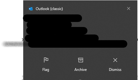 Change action icons in pop-up notification - Microsoft Q&A