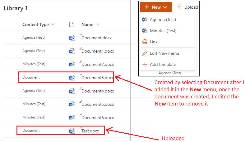 Creating documents from a custom content type and template not ...