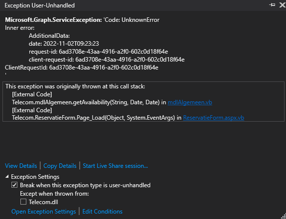 graphClient.Solutions.BookingBusinesses(calendar).GetStaffAvailability
