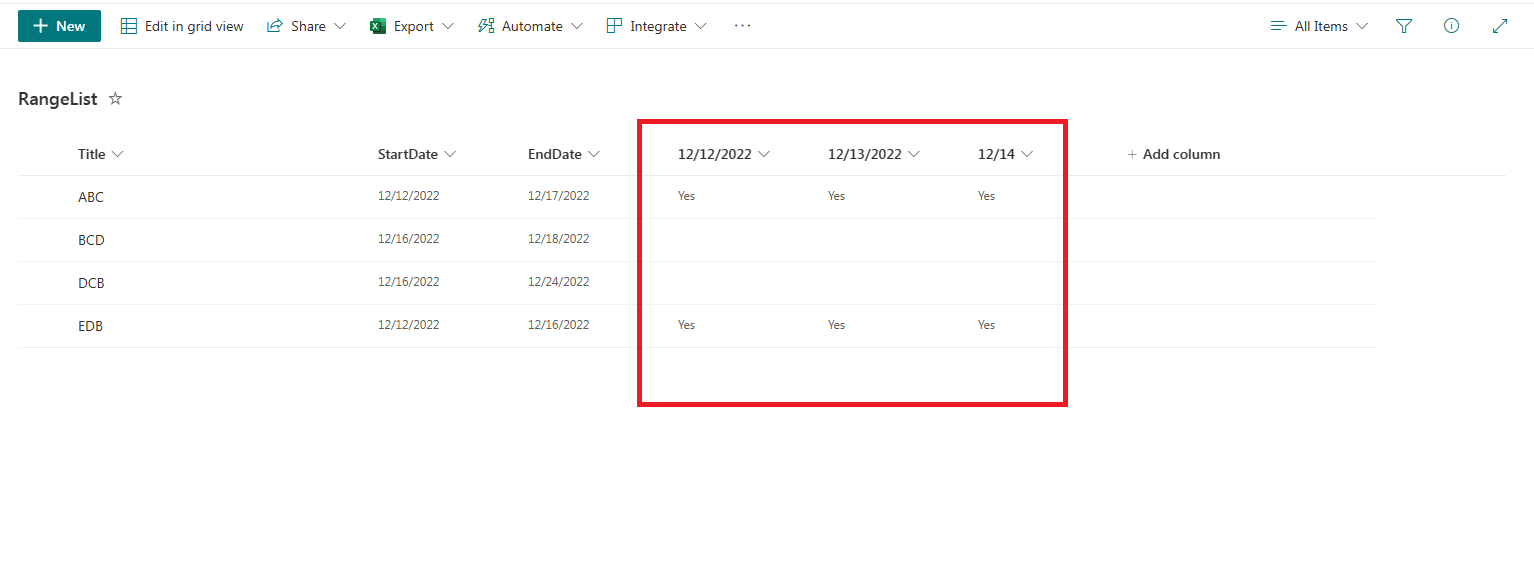 Always show record in Powerapps gallery between date ranges - Microsoft Q&A