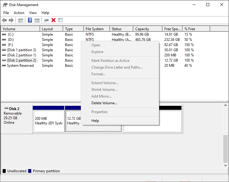 Can't assign a letter for drive in Windows Disk Manager - Microsoft Q&A