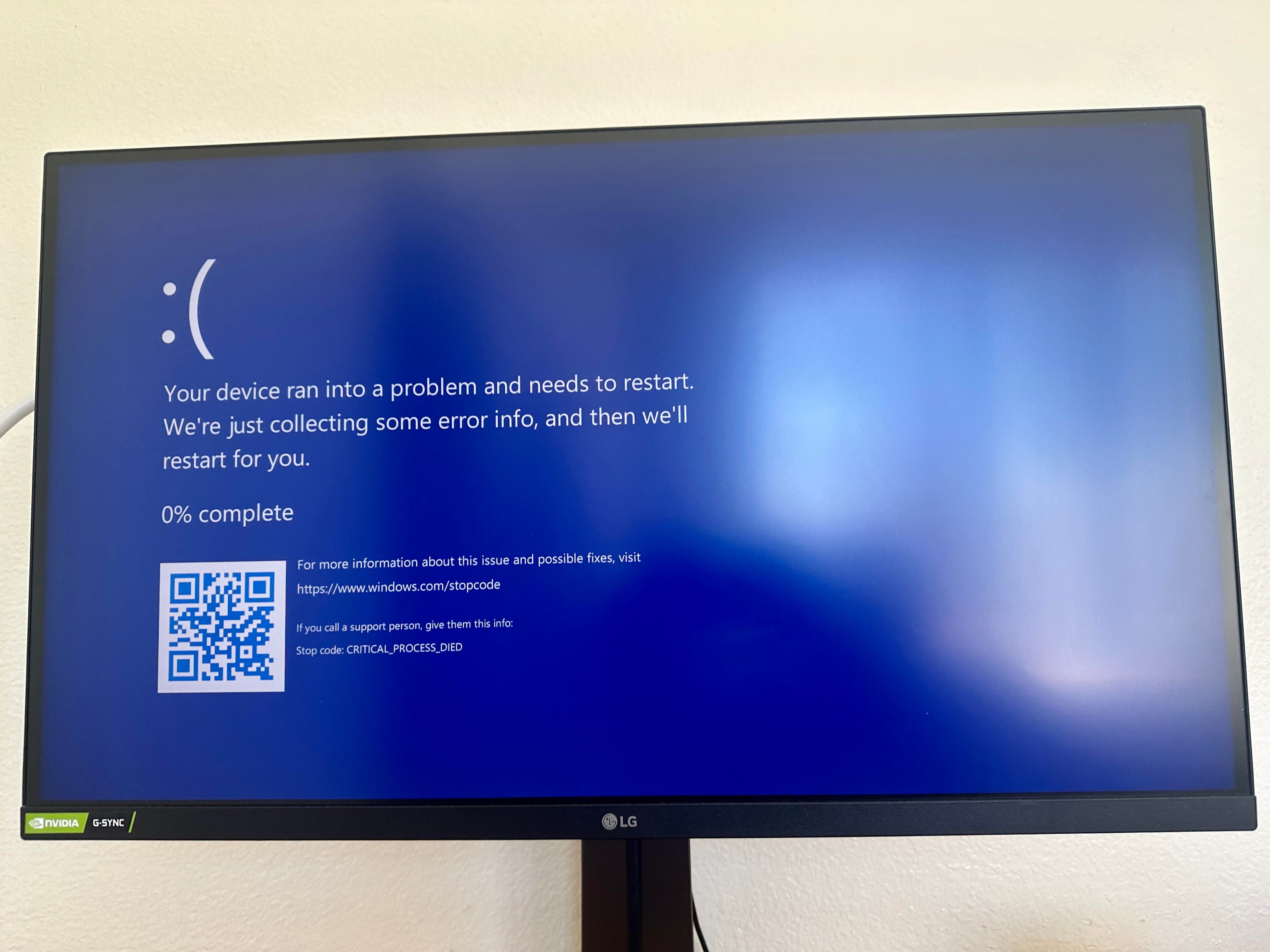 why is Blue screen? - Microsoft Q&A
