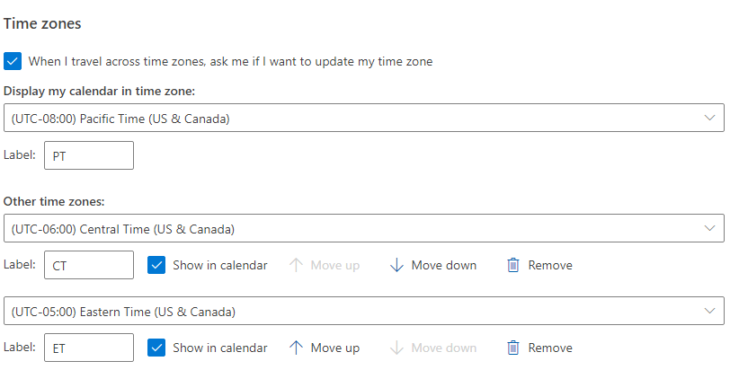 calendar - Outlook shows all day events in adjacent time zones on