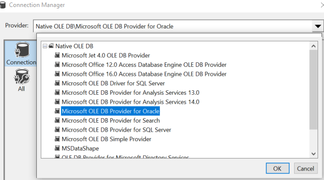Microsoft OLE DB provider for oracle not working - Microsoft Q&A